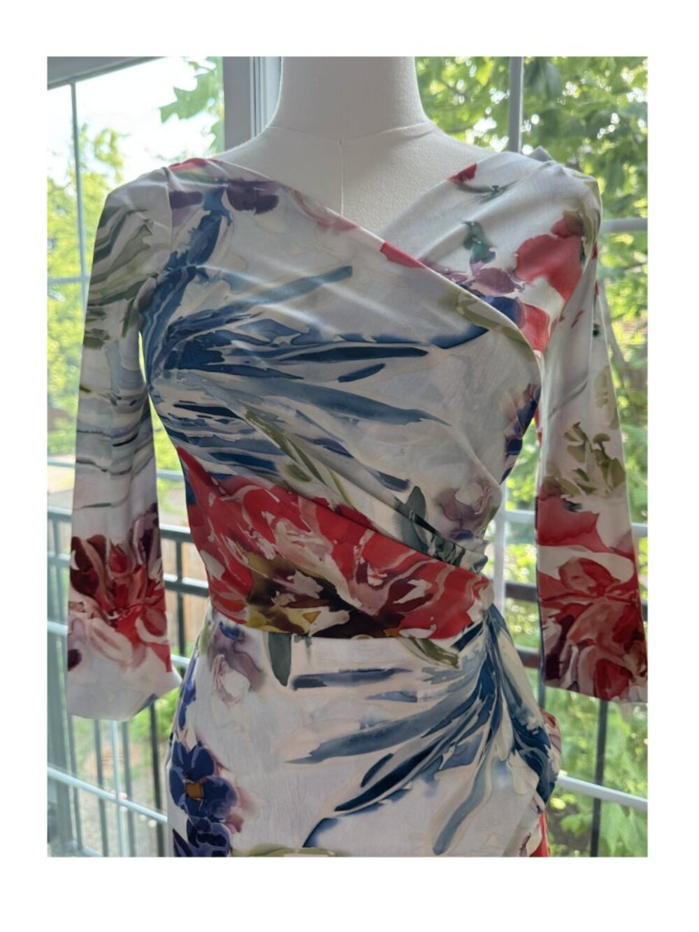 Chiara Boni La Petite Robe Florien Floral Dress Size 2 - Picture 7 of 7